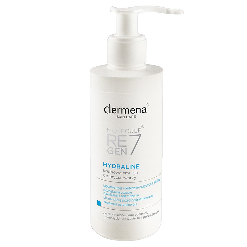 Kremowa emulsja do mycia twarzy dermena® HYDRALINE