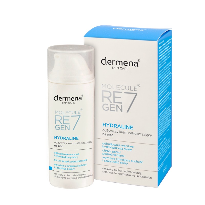 Odżywczy krem natłuszczający na noc dermena® HYDRALINE