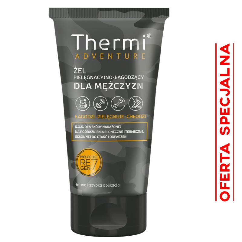 Żel pielęgnacyjno-łagodzący dla mężczyzn Thermi® ADVENTURE